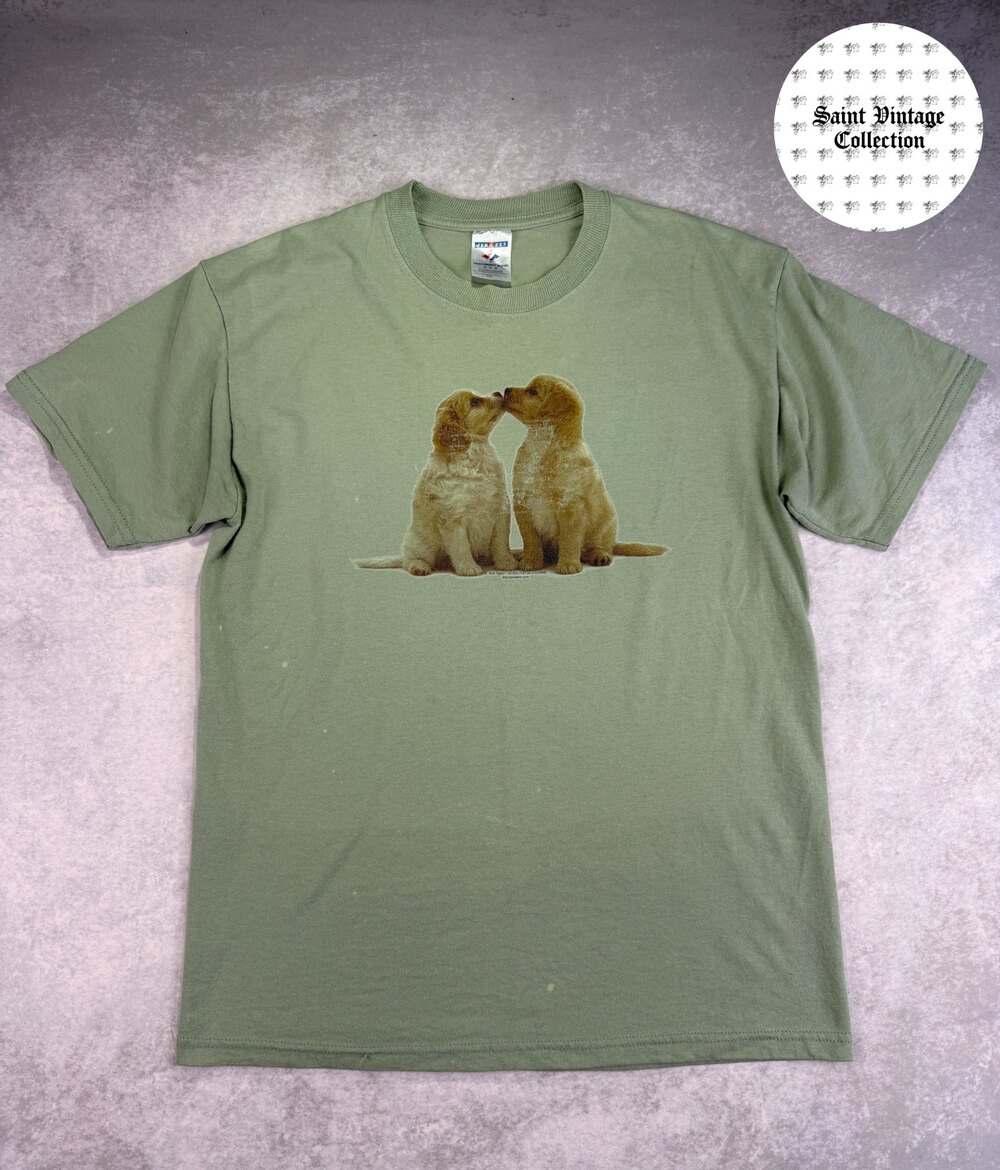 Y2K Vintage Jerzees Dog Graphic T-Shirt